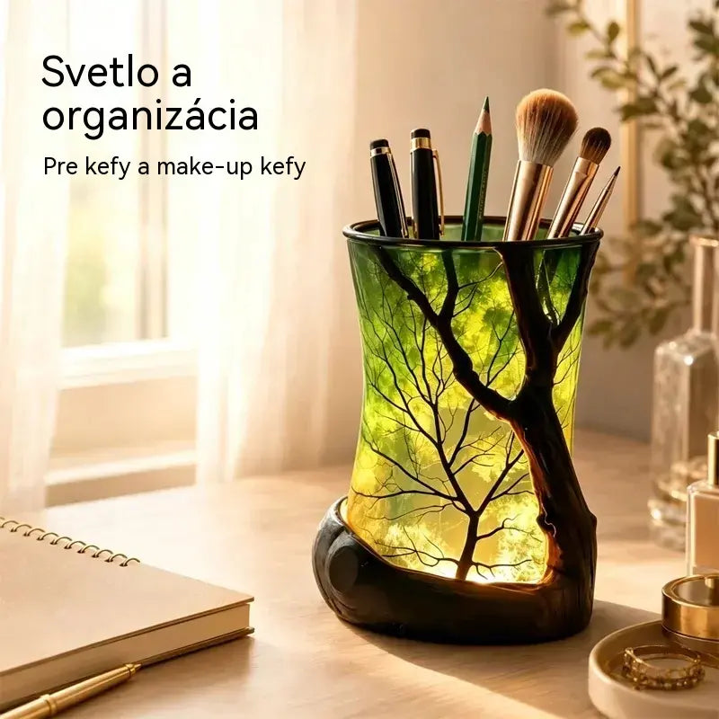🍃✨ Magická lesná lampa s dizajnom listov | Osvetlite svoj domov prírodným šarmom