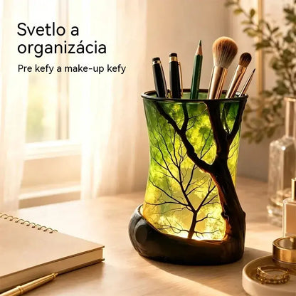 🍃✨ Magická lesná lampa s dizajnom listov | Osvetlite svoj domov prírodným šarmom