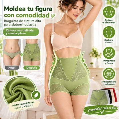 🌸😍【Compra 2 y llévate 2 gratis】💥【M-3XL】😍Braguitas antibacterianas de cintura alta cómodas para abdominoplastia 🩲 【 40-90kg】💖
