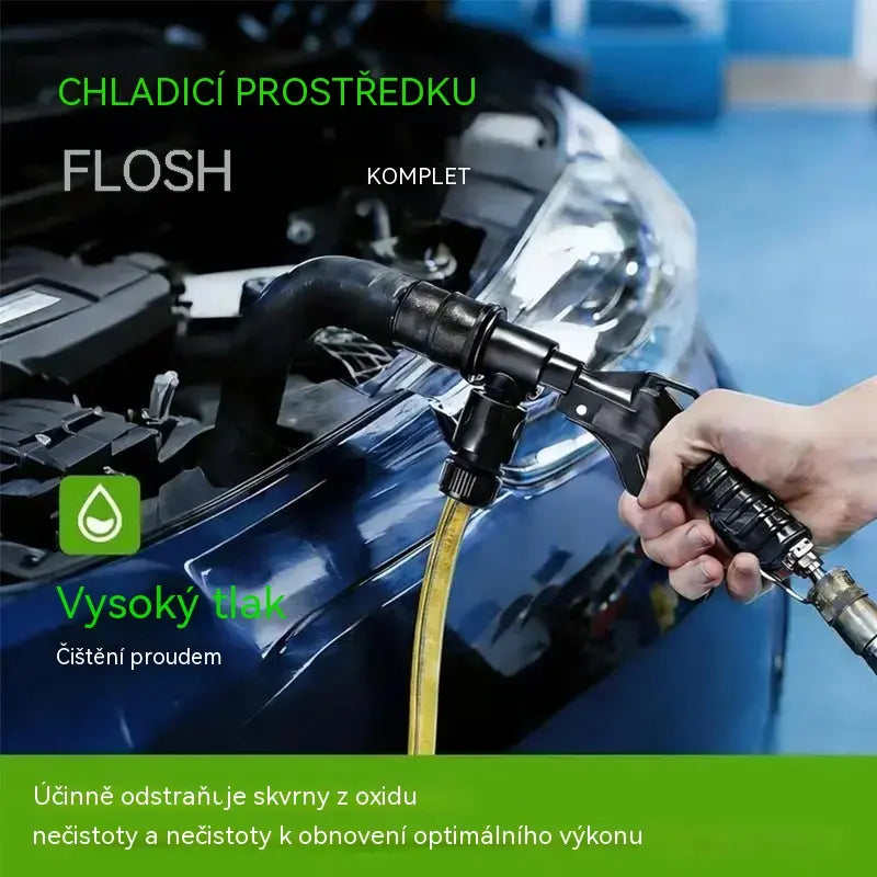 Pneumatická pistole na čištění radiátorů