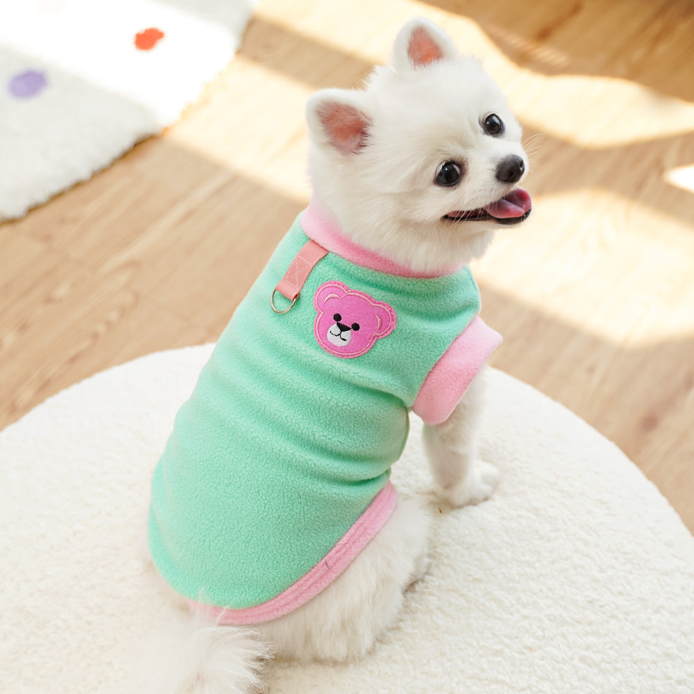 Chaquetas suaves, lindas y cálidas para perros y gatos, disponibles en dos estilos.