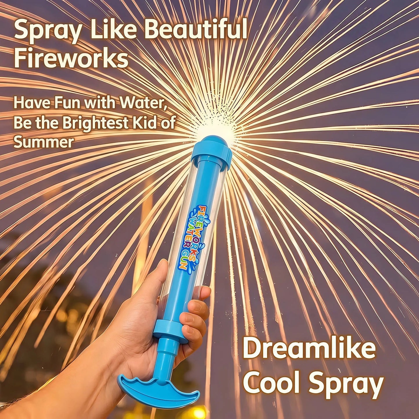 🌈 Pistola de agua arcoíris brillante | ¡Diversión veraniega que explota como por arte de magia! ✨