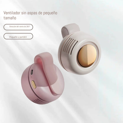 😍 【Compra 1 y llévate 1 gratis】💦🌬️ Mini ventilador de cuello recargable por USB, portátil y ponible.