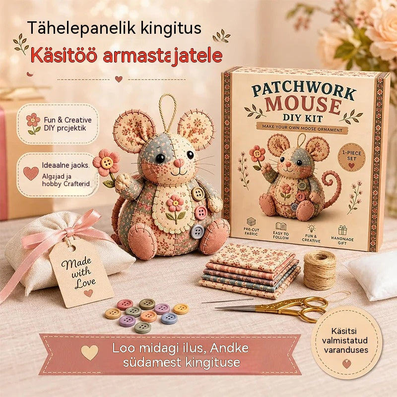 🧵Vintage plush-hiire meisterdamiskomplekt