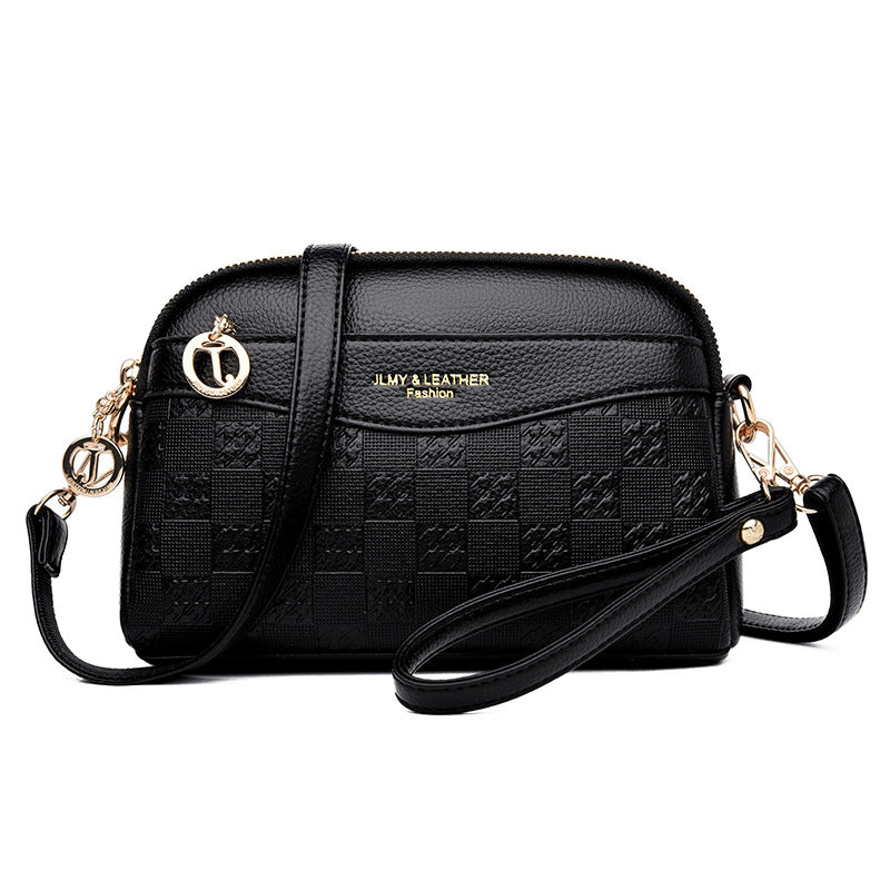 🔥Nuevo bolso para móvil de mujer con diseño en relieve, versátil para desplazamientos, gran capacidad.