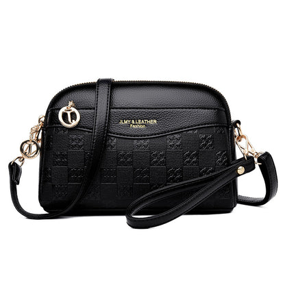 🔥Nuevo bolso para móvil de mujer con diseño en relieve, versátil para desplazamientos, gran capacidad.