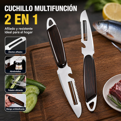 3 piezas por 25 euros--Pelador multifuncional de acero inoxidable
