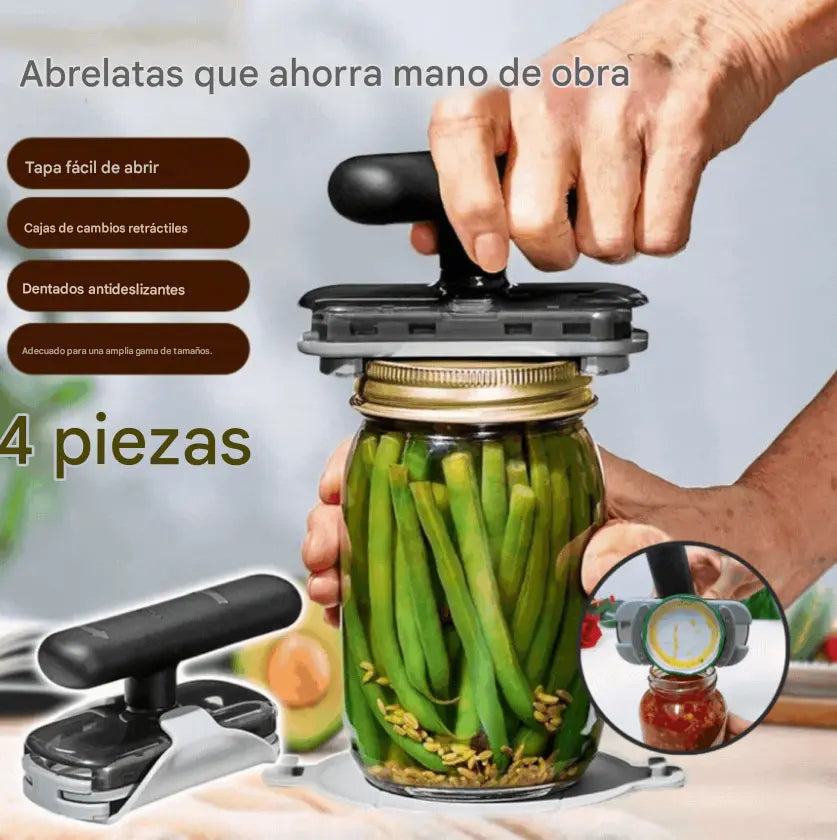 【Compre 1 y llévese 1 gratis】Abridor de botellas multifuncional, utensilio de cocina para el hogar.