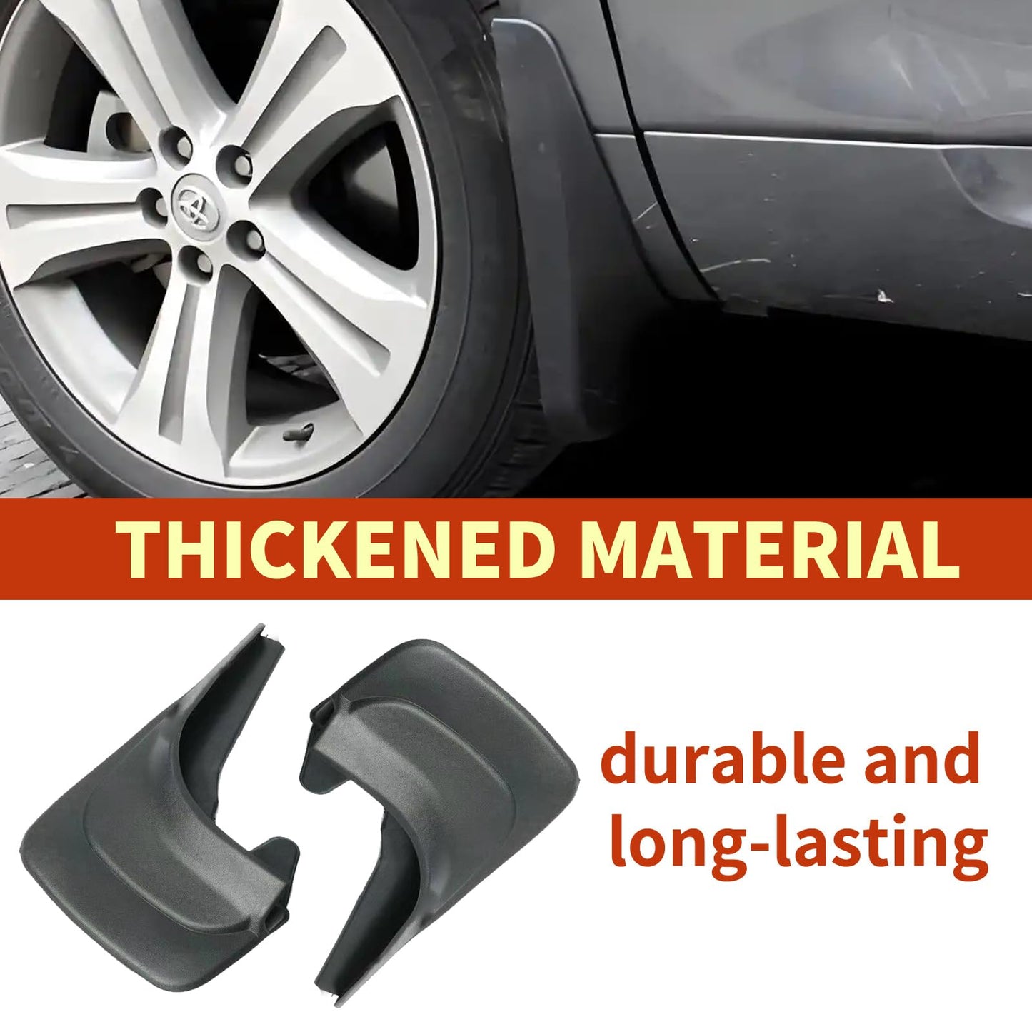 🚗【4 piezas 32 euros】Guardabarros universales para coche