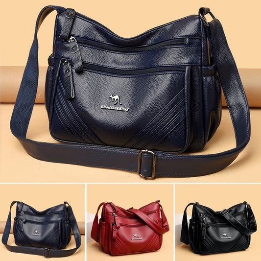 🔥🔥Bolso multibolsillos para mujer de nuevo estilo 2026, de gran capacidad, se puede usar en un hombro o cruzado