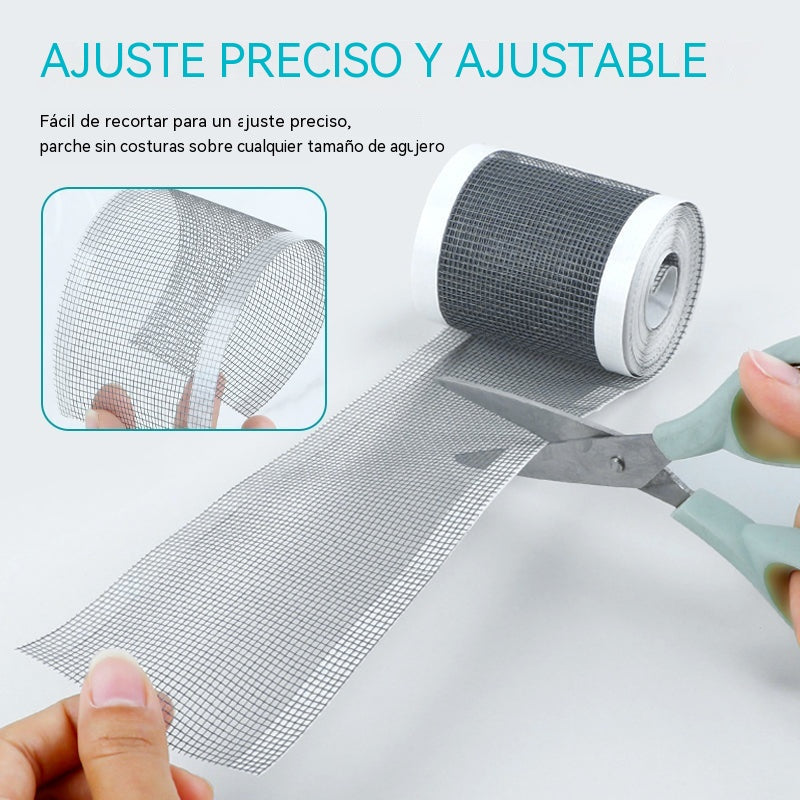 🦟【12cm *5 m】Cinta autoadhesiva casera para reparar mosquiteras