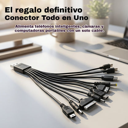 💯【2 piezas】⚡Cable de carga USB universal 10 en 1