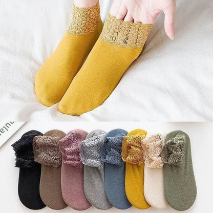 🔥🔥🧦【8 pares】Calcetines deportivos de encaje informales antiolor y absorbentes del sudor