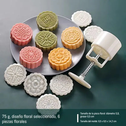 🔥Juego de moldes de 6 piezas por solo 24 €☕🍪Moldes manuales para hornear postres caseros