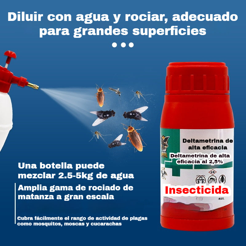 💥2 botellas【200 ml】👍Insecticida, mata moscas biológico, mata cucarachas, mata mosquitos, rociador para áreas grandes
