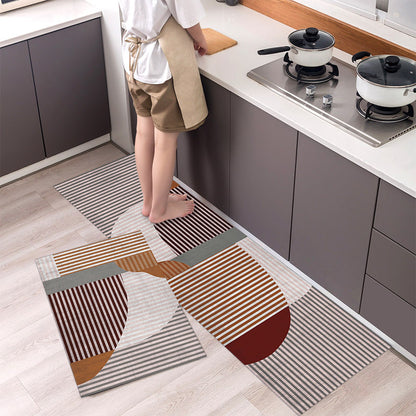 【40*60+40*120cm】Alfombras y moquetas universales para cocina y baño duraderas y resistentes a la suciedad