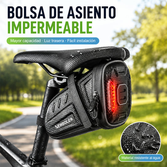 【1.5L】Bolsa rígida e impermeable para sillín de bicicleta / bolsa para herramientas de ciclismo