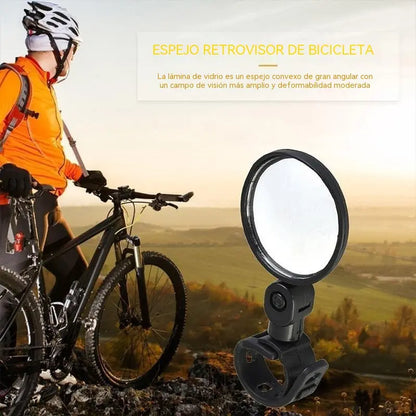 【1 par 20 euros】🚴🏍️Espejo retrovisor giratorio de 360 grados