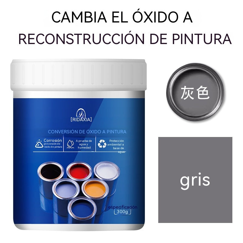 Pintura convertidora de óxido resistente a la intemperie: repara el metal oxidado (¡sin necesidad de frotar!).