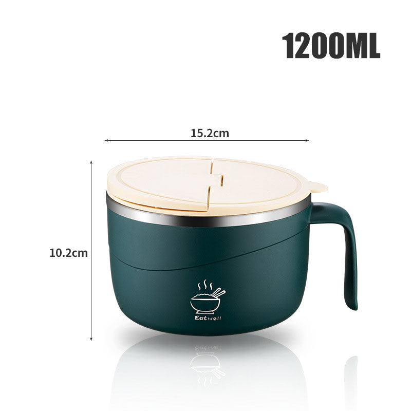 🍲¡50% DE DESCUENTO!🍜Tanque para ramen con aislamiento térmico de acero inoxidable 304🔥