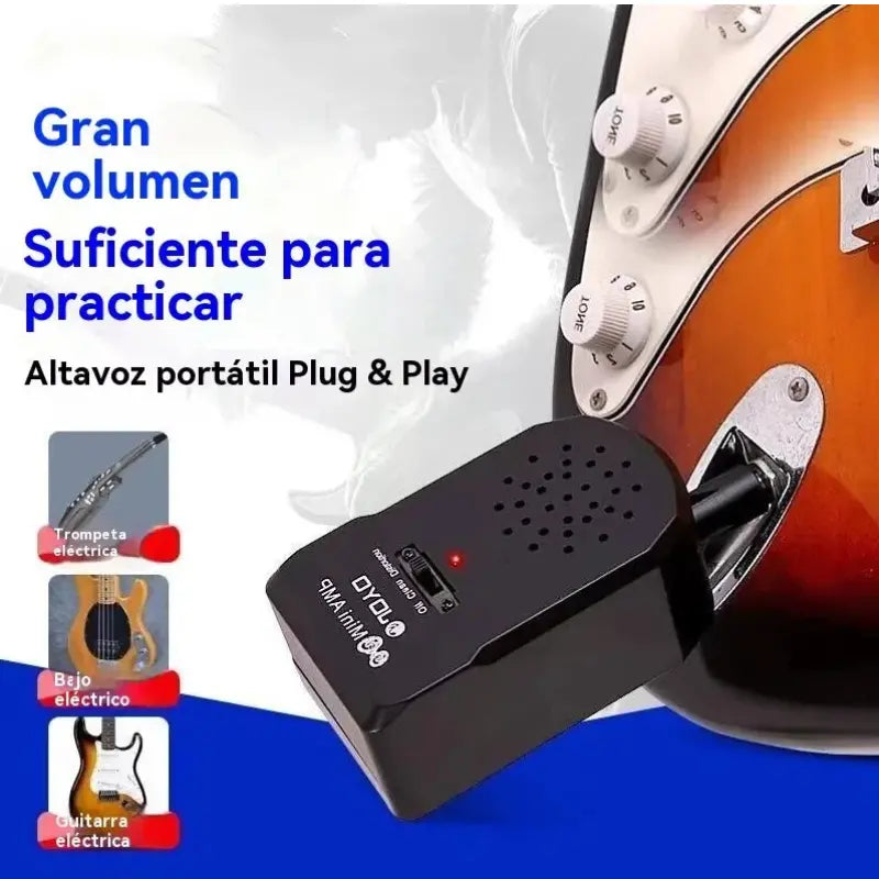 🎸Mini amplificador portátil para guitarra eléctrica🎄 ¡Últimos tres días a precios increíblemente bajos!