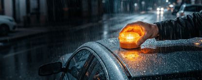 🚨 Luz de advertencia de emergencia LED magnética