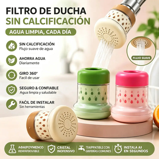 💦 Filtro de grifo sin salpicaduras -360° – Ahorra agua y lava mejor