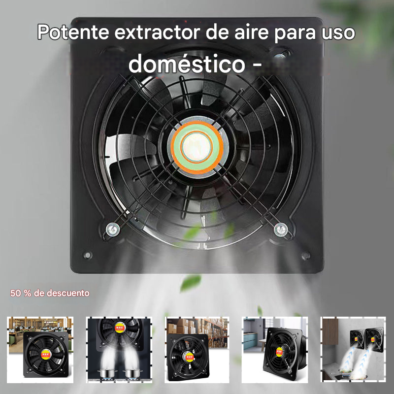 🔥【Oferta por tiempo limitado】🌬Potente extractor de aire para uso doméstico