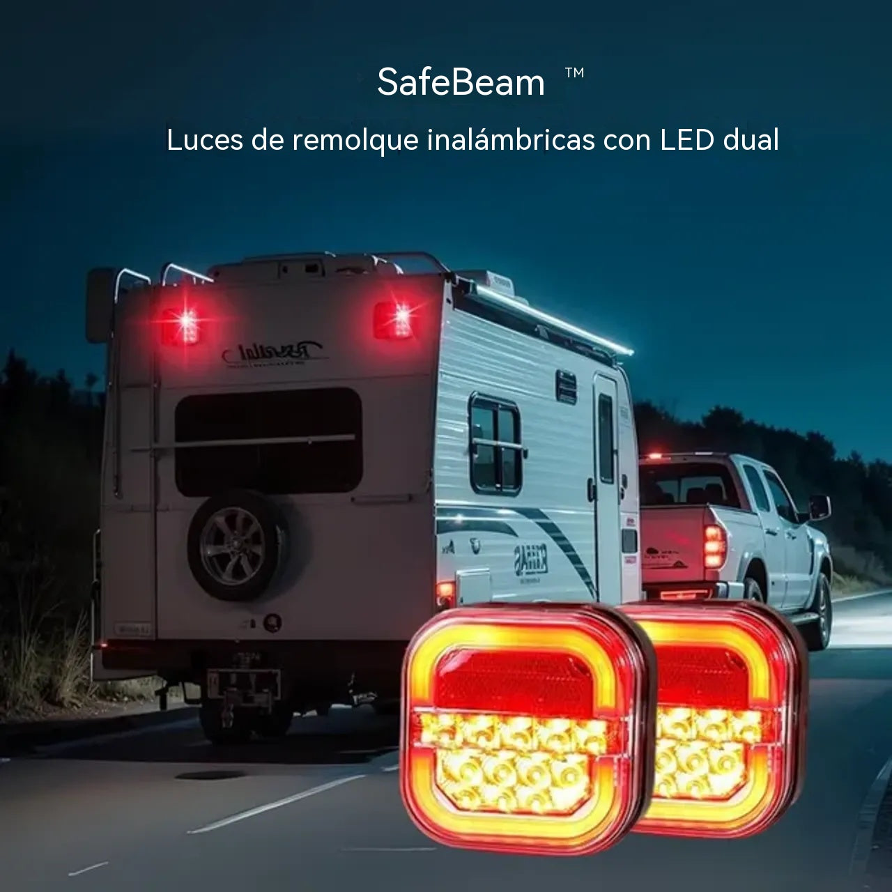 （2 paquetes）🚦【Universal 12V/24V】🚦 Luces LED para remolque de coche