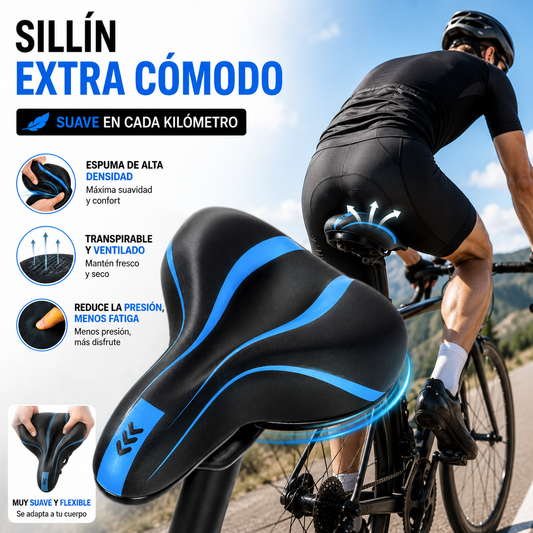 ¡Último día, 50% de descuento! Fundas de silicona para asientos de bicicleta: máxima comodidad y protección integral.