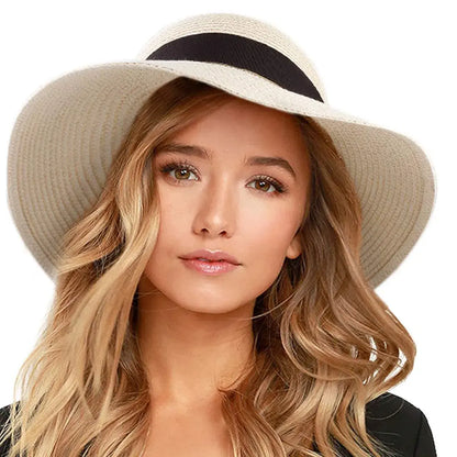 👒☀️ Sombrero de Playa Plegable para Mujer | Protección UV & Estilo para Todo el Verano