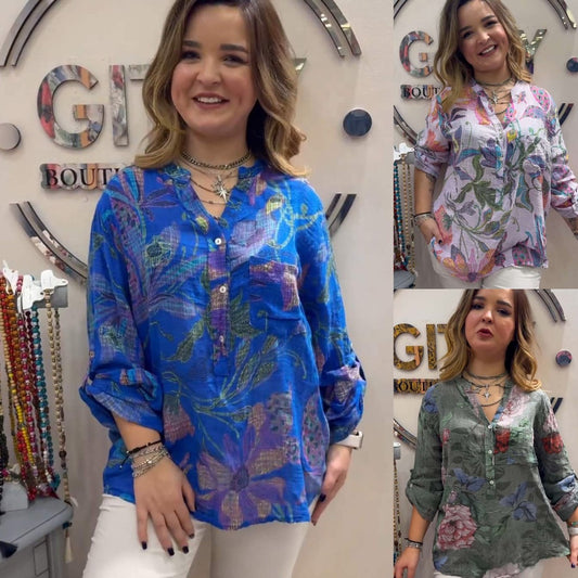💐【S-5XL】🦋2026 nueva camisa de cuello alto de moda para mujer