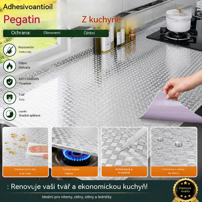 Lepidla do kuchyně: samolepky na zeď odolné vůči oleji, vodě, ohni a vysokým teplotám.