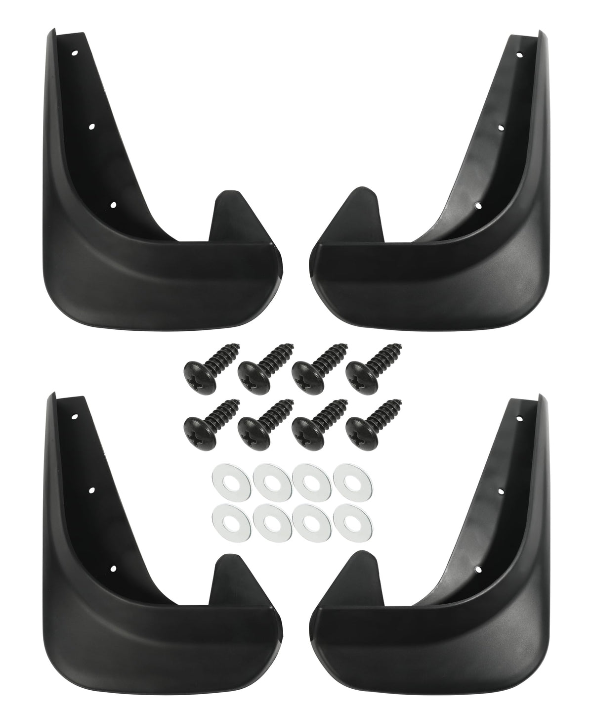 【Estilo universal 4 piezas】Guardabarros para neumáticos de automóvil, protectores contra salpicaduras