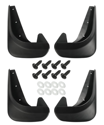 【Estilo universal 4 piezas】Guardabarros para neumáticos de automóvil, protectores contra salpicaduras