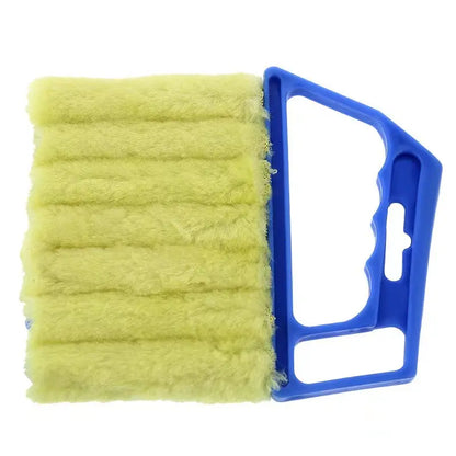 【2 pieza】Cepillo de limpieza de microfibra multifuncional —ideal para persianas, rejillas de aire acondicionado y rendijas— para eliminar el polvo sin esfuerzo.