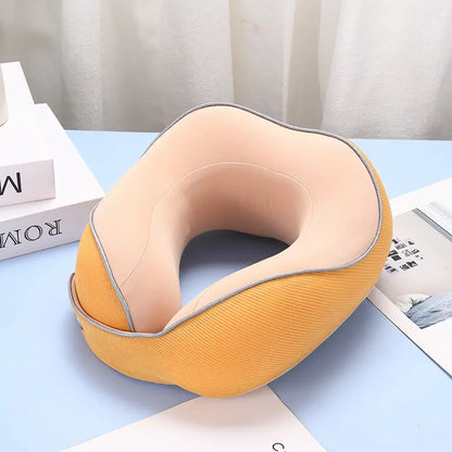 Almohada de viaje transpirable para el cuello en forma de U