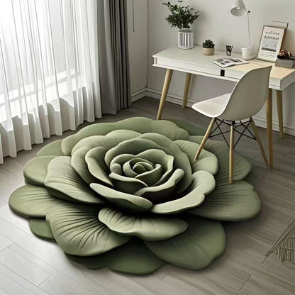 🌺 Elegante alfombra floral ✨Secado rápido, absorbente y antideslizante