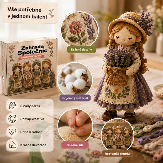🎁Poslední den: Využijte slevu 49 %! 🧵 Miniaturní patchworková sada ze série Miniature World.
