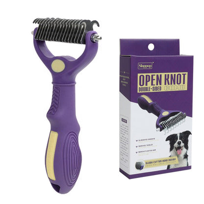 🔥🐕🐱【Compra 1, llévate 1 gratis】Peine multifuncional 3 en 1 para desenredar el pelo de mascotas, peine para eliminar el pelo de perros y gatos