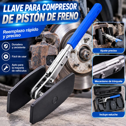 🔥🔧Herramienta de pinza de freno de coche, herramienta de mantenimiento automático de 360°, llave, separador de pistón de freno