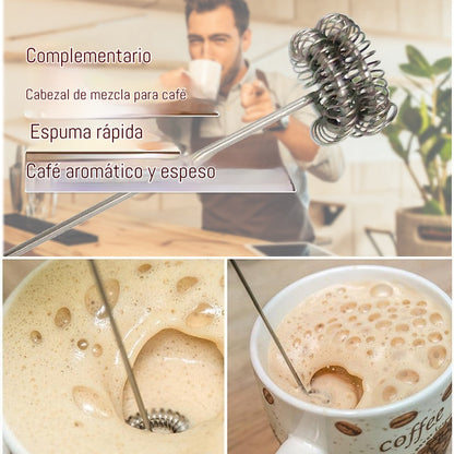 ⚡🥚☕Mini batidora eléctrica de mano, ideal para repostería casera y para montar nata.