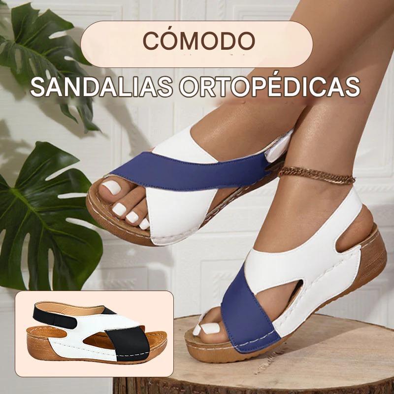 【30%OFF】【36-43】🔥Sandalias ortopédicas de tacón inclinado ultra cómodas