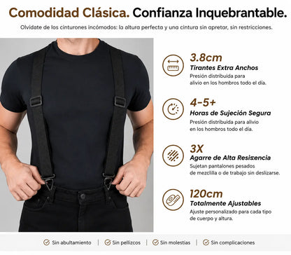 📢📢¡50% DE DESCUENTO! 🧷Corsés de hombre con espalda cruzada y clips🧷