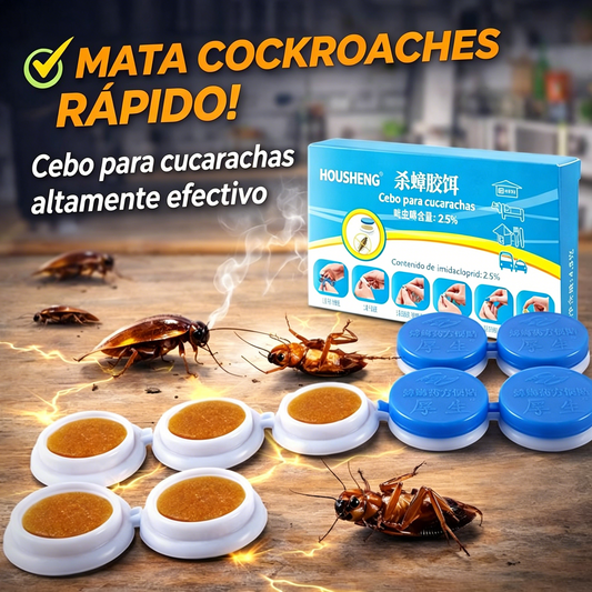 💥【5 cajas con 40 cápsulas】 Parche de cebo de gel fuerte para matar cucarachas