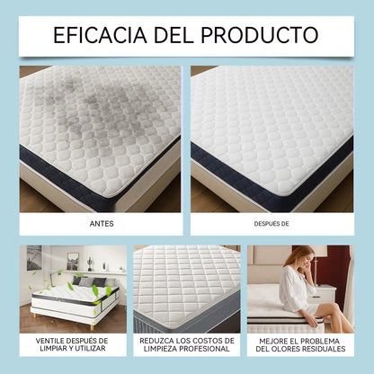 ✨✨Espuma limpiadora multifuncional para colchones domésticos: eliminación de manchas de orina y suciedad sin agua.