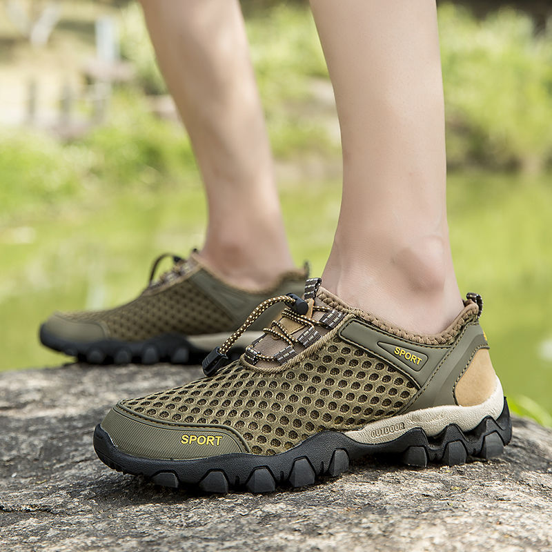 【39-44】2026 zapatos de senderismo al aire libre de verano de malla transpirable