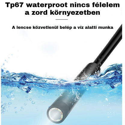 ‼️【5M】Csatlakoztasd és használd endoszkóp kamera – HD 1080p, IP67 vízálló és közvetlenül működik iPhone, Android és iPad készülékekkel