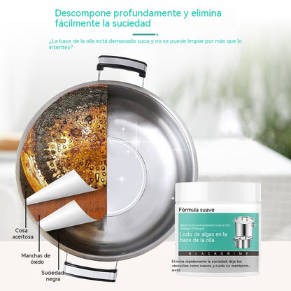 🔥Compra uno y llévate otro gratis🔥 Potente limpiador para eliminar manchas negras del fondo de las ollas.