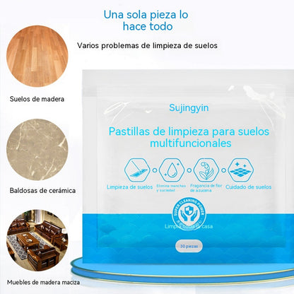 🔥【5cajas/150 piezas】🥳 ¡El más vendido en 2026! 🥳💞 ¡Más de 50.000 unidades vendidas! ✨ Toallitas limpiadoras de suelos solubles en agua: limpian y dan brillo a todos tus suelos. 🧹💧